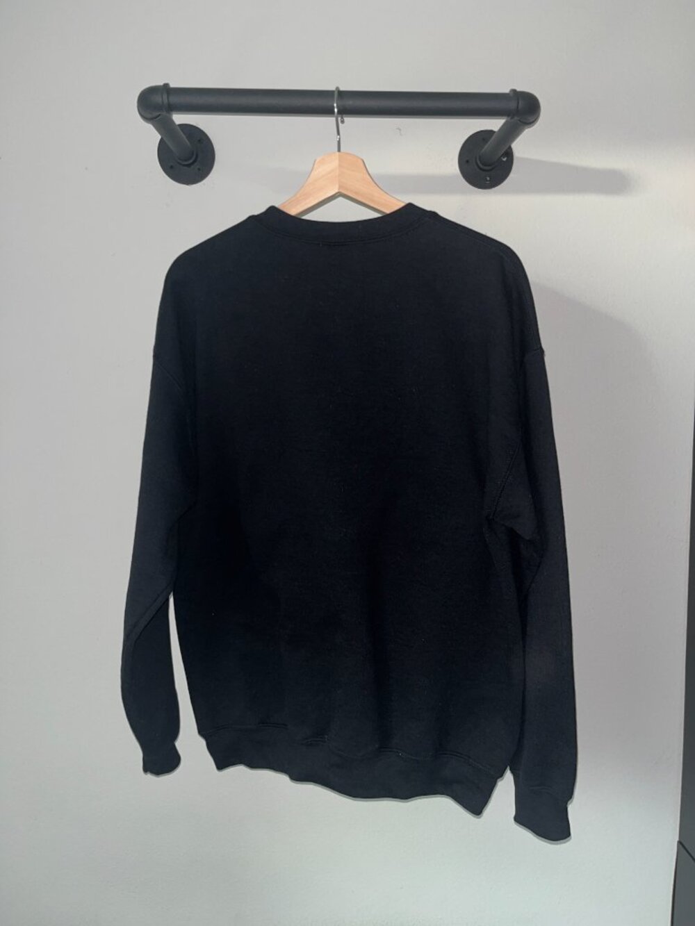 Black White Nintendo DS Japanese Retro Gaming Classic Crewneck Sweatshirt - Picture 2 of 2